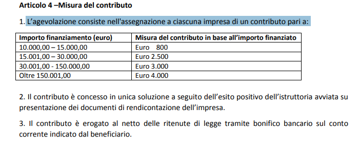 Agevolazioni Imprese Marche