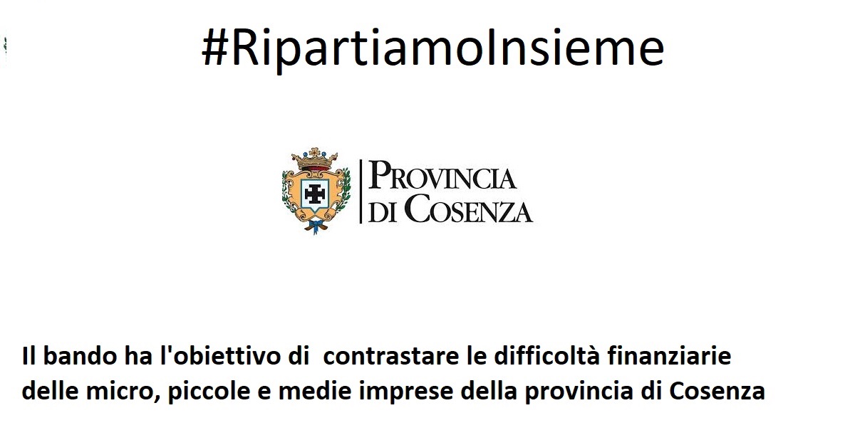 Bando Provincia di Cosenza