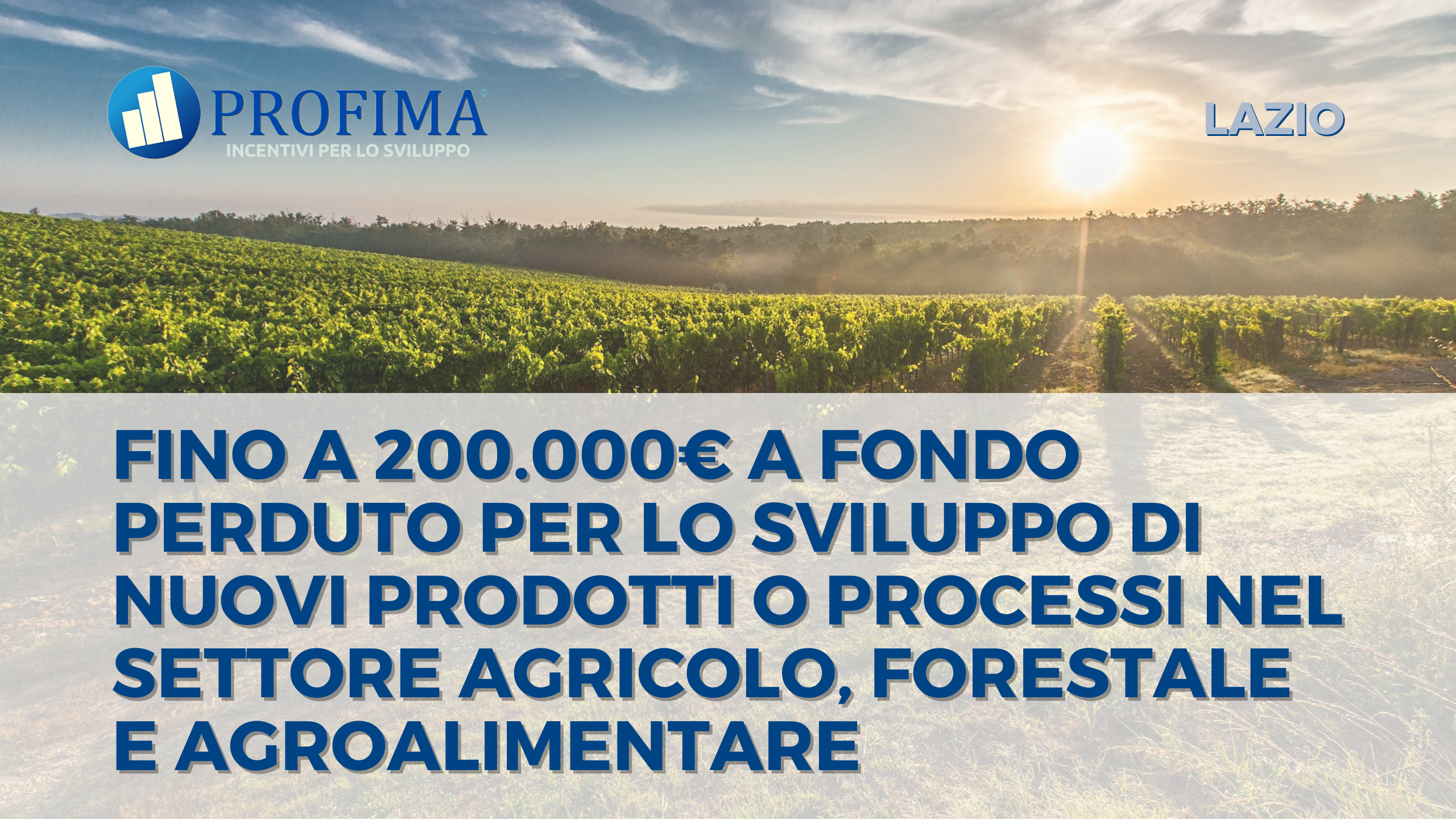 LAZIO Progetti Pilota