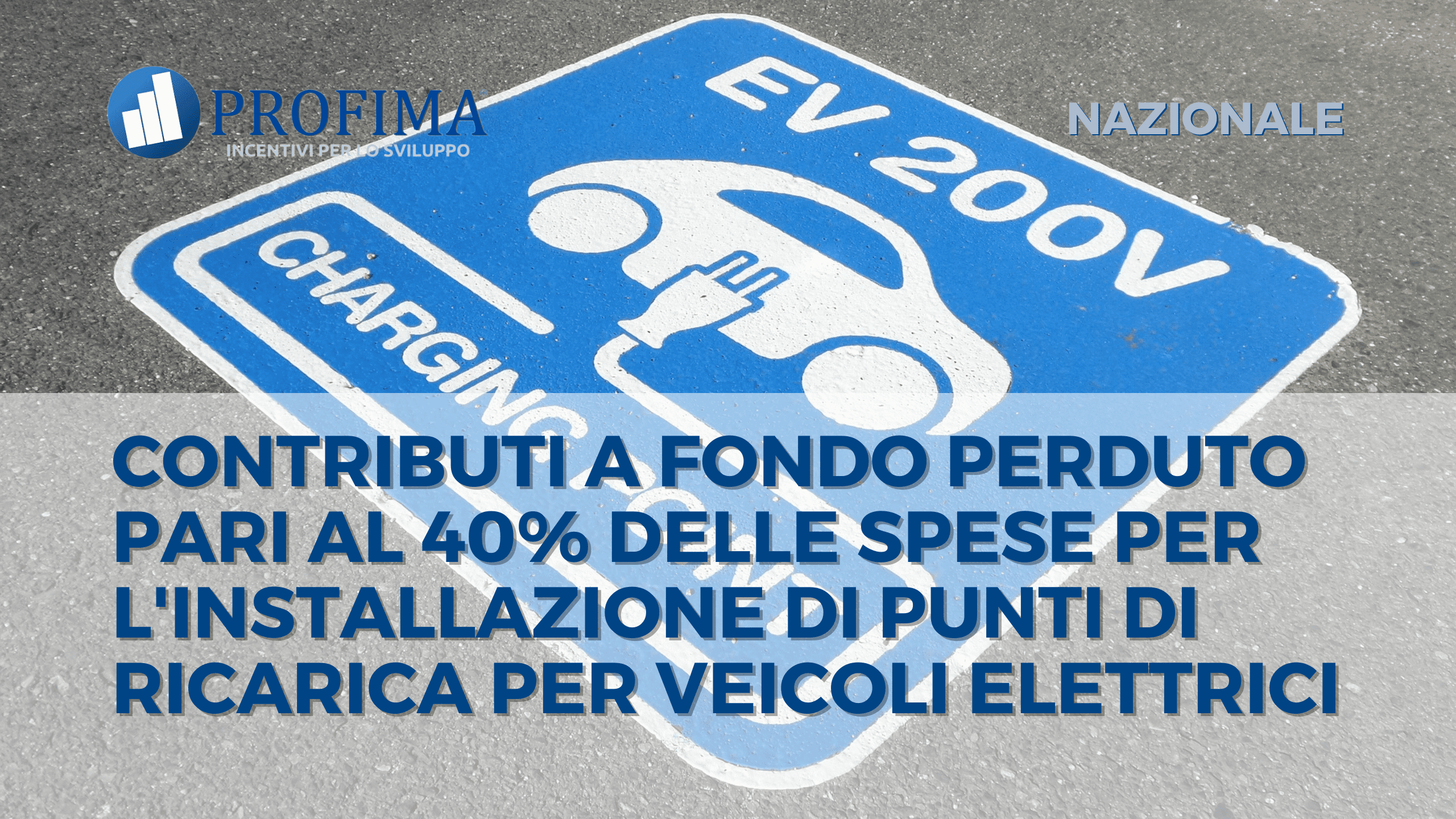 NAZIONALE Punti di Ricarica Veicoli elettrici