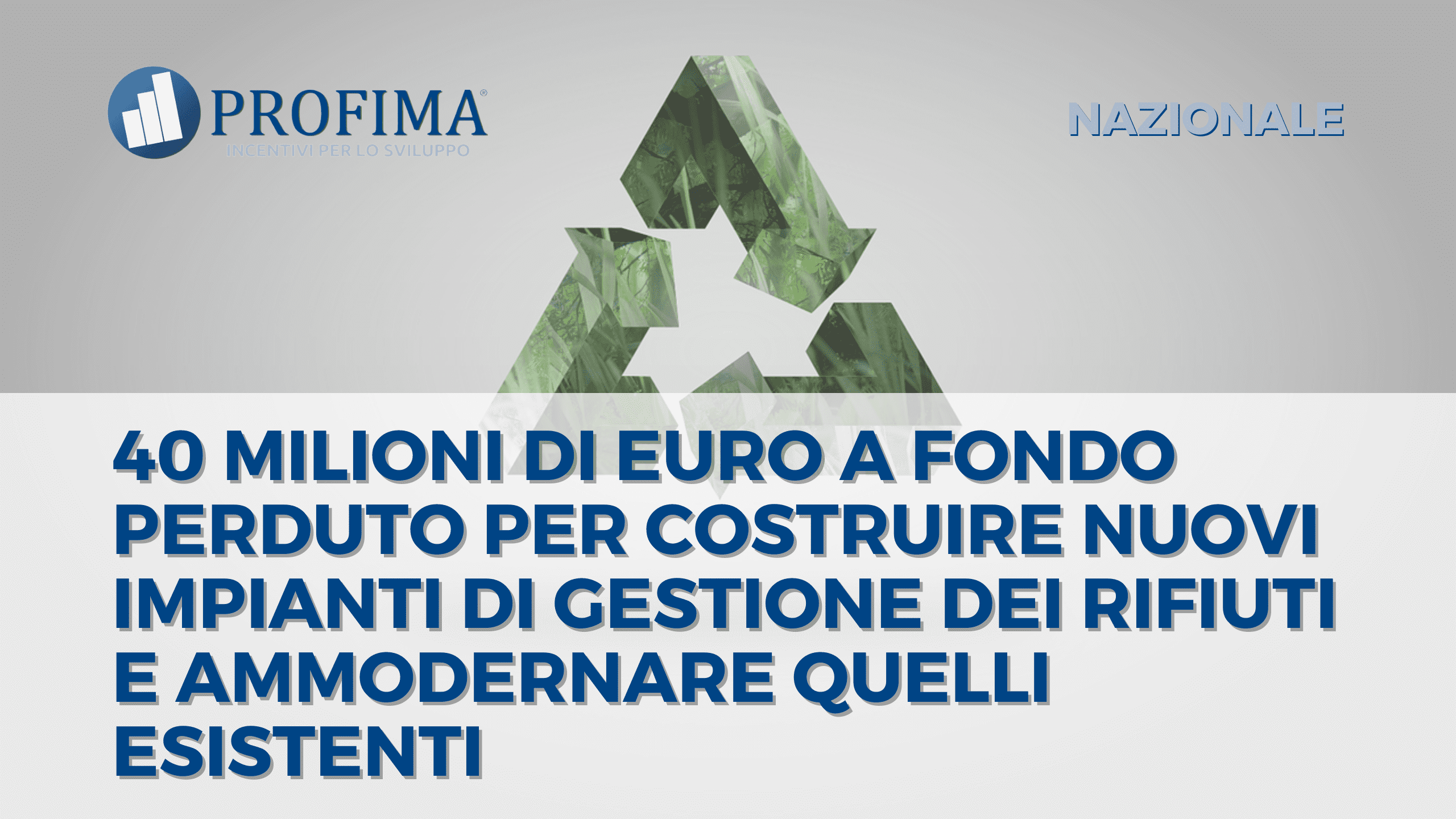 NAZIONALE Rifiuti Comuni