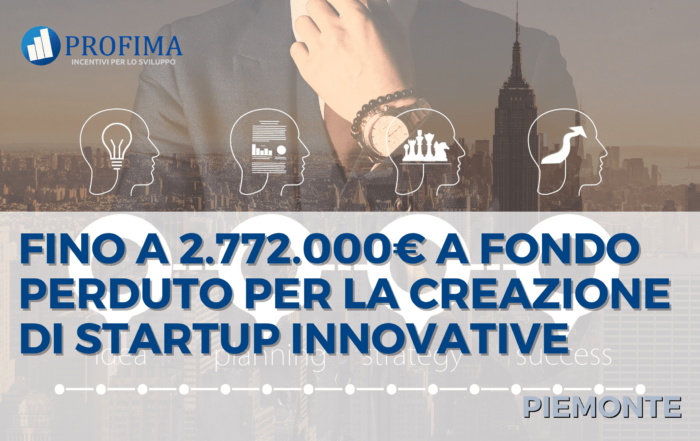 PIEMONTE Nuove Startup