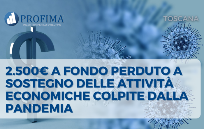 TOSCANA Ristori Covid turismo e ristorazione