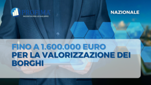 NAZIONALE Valorizzazione dei borghi